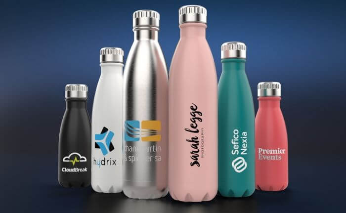 custom logo water bottles